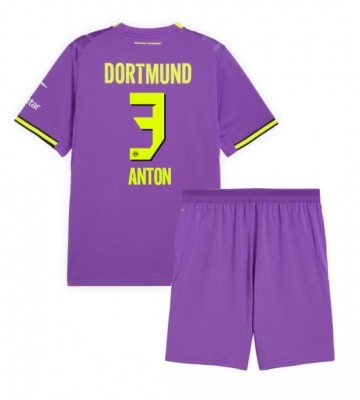 Borussia Dortmund Waldemar Anton #3 Tredjeställ Barn 2026-27 Kortärmad (+ Korta byxor)